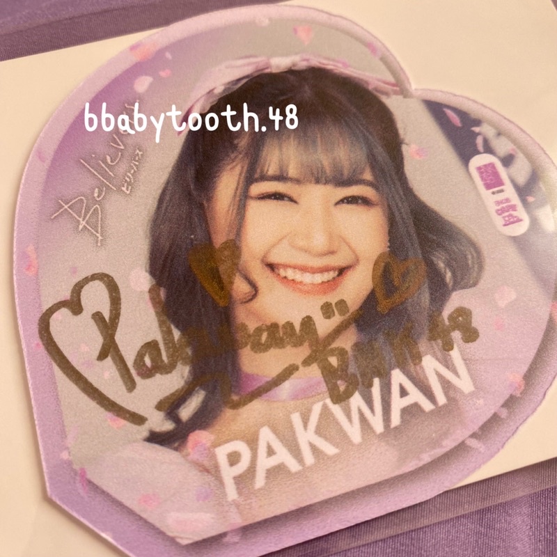 bnk48-sr-ที่รองแก้วbelievers-พาขวัญ-พร้อมส่ง