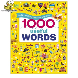 (ใช้โค้ดรับcoinคืน10%ได้) พร้อมส่ง *ลิขสิทธิ์แท้* DK 1000 Useful Words: Build Vocabulary and Literacy Skills (Vocabulary Builders) Hardcover