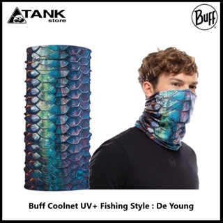 สินค้า Buff Coolnet UV+ สี Fishing Style นักตกปลา ผ้ายืด เย็นสบาย ระบายอากาศดี สวมใส่ในกิจกรรมกลางแจ้ง ออกกำลังกาย เดินป่า
