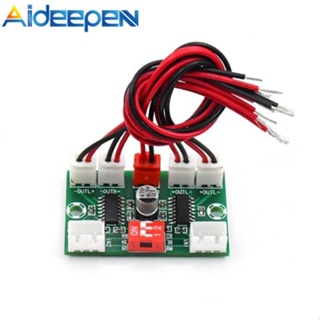 Aideepen บอร์ดขยายเสียงดิจิทัล ขนาดเล็ก PAM8403 4 ช่อง 4*3W DC 5V