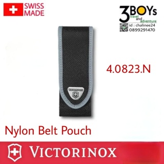 Victorinox รุ่น Nylon Belt Pouch 4.0823.n กระเป๋าไนล่อน ร้อยเข็มขัดสำหรับใส่ SwissTool หรือ มีด ขนาดใหญ่ 111มม.4.0823.N