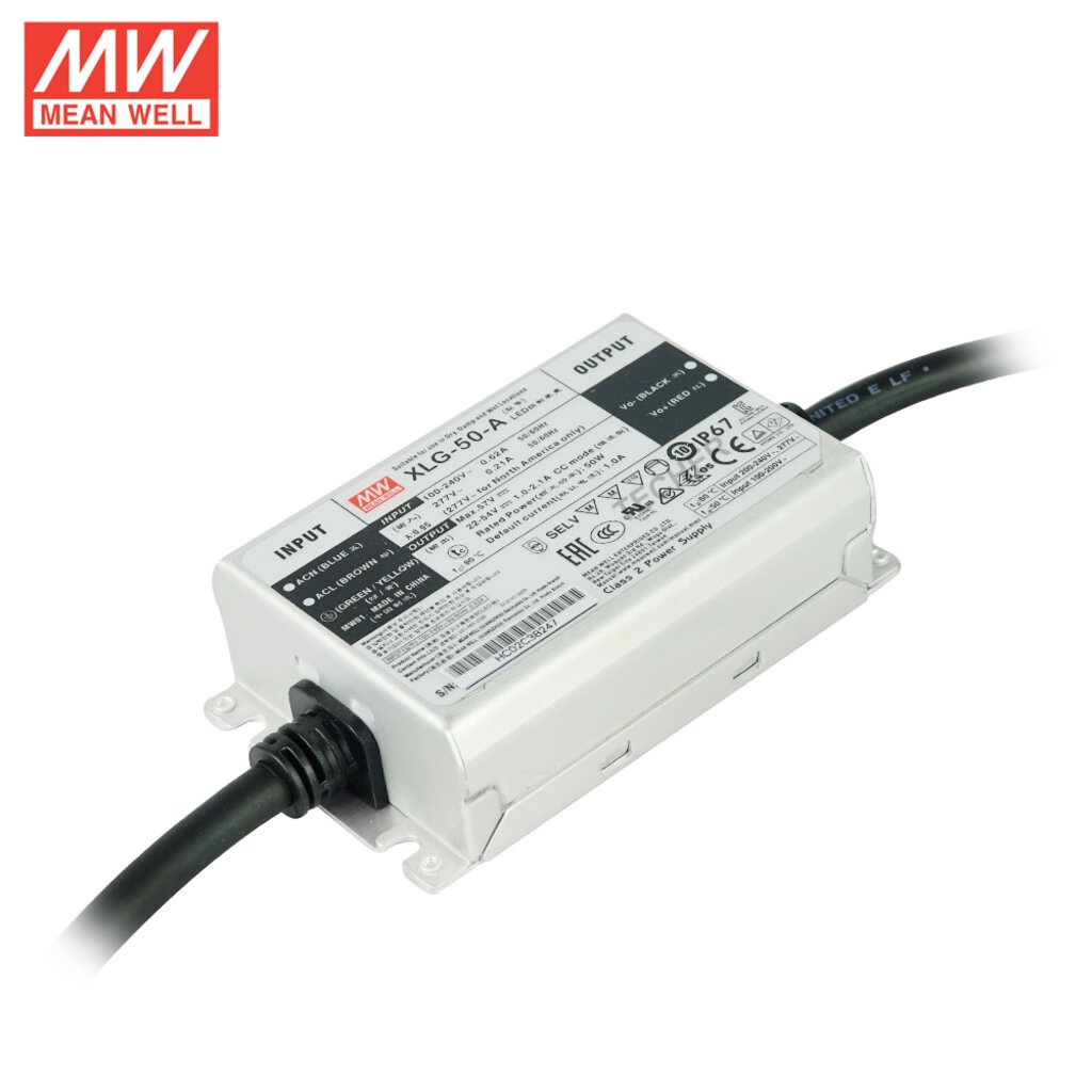 Alimentation LED Mean Well XLG-50-AB 50W 1A - Driver IP67 Gradable Pour éclairage Extérieur/intérieur - 8