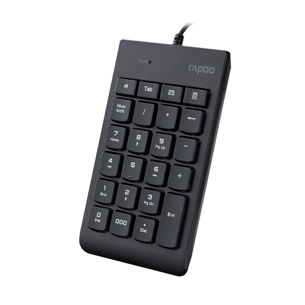 rapoo-k10-wired-numeric-keyboard-คีบอร์ดตัวเลข-นัมแพด-มีสาย-ของแท้-ประกันศูนย์-2ปี