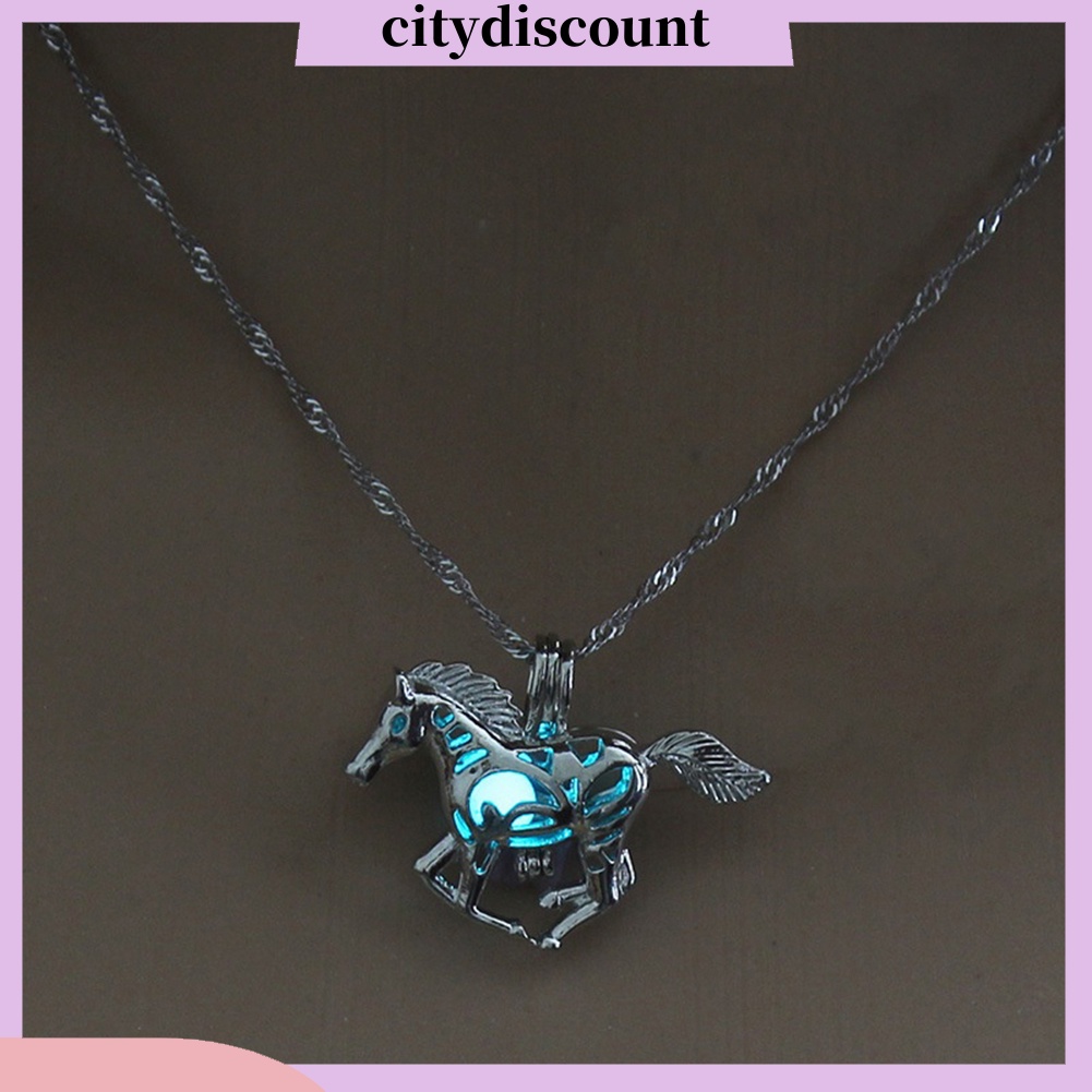 lt-citydiscount-gt-สร้อยคอโซ่รูปม้าน่ารักสำหรับผู้หญิง