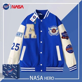 ชุดเบสบอล NASA เสื้อแจ็คเก็ต ทรงหลวม อเนกประสงค์