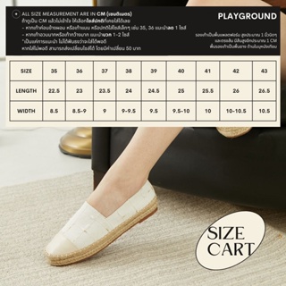 ภาพขนาดย่อของภาพหน้าปกสินค้าPrimest - รองเท้าสวมผ้าทวีต Playground Espadrilles จากร้าน primest_brand บน Shopee