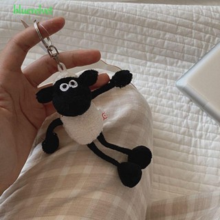 Bluevelvet จี้แกะ เด็ก ของเล่นเด็ก ของขวัญที่ไม่ซ้ํากัน PP ผ้าฝ้าย กระเป๋า จี้ Shaun The Sheep รถ พวงกุญแจ เครื่องประดับ ตุ๊กตาผู้หญิง พวงกุญแจ