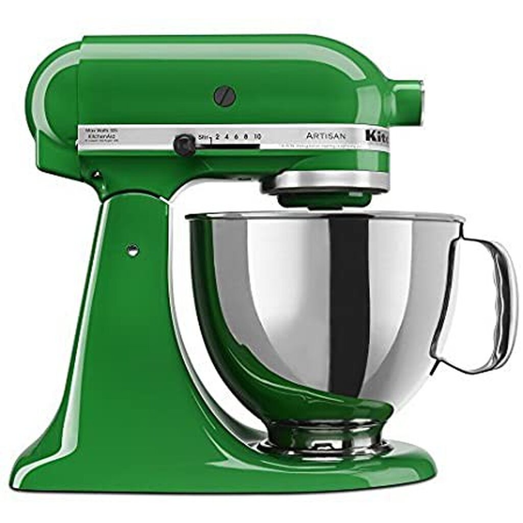 เครื่องผสมอาหาร-kitcheaid-artisan-5-qt-สีเขียวใบไม้-canopy-green-110v-ฟรีหม้อแปลงไฟฟ้า-500w