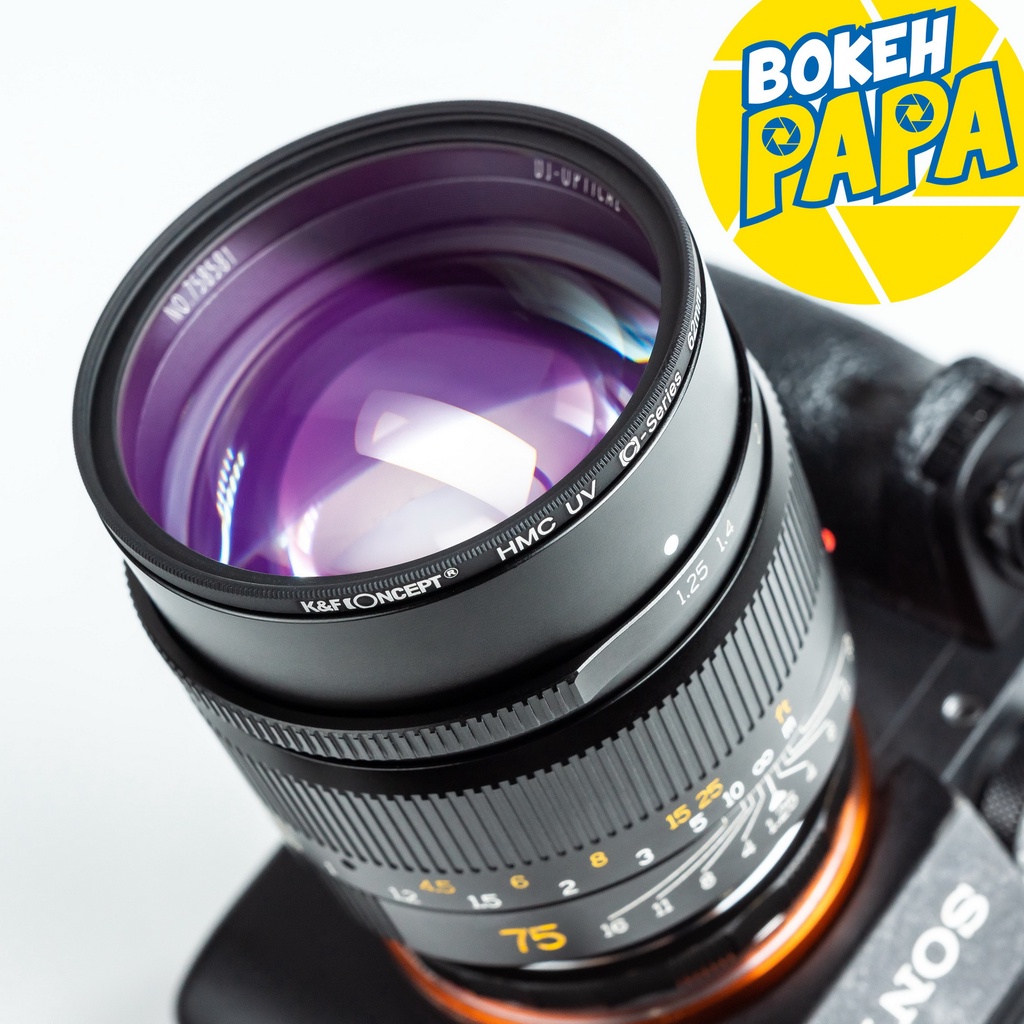 k-amp-f-82mm-mc-uv-filter-ชิ้นแก้ว-japan-ฟิลเตอร์-ขนาดบางเป็นพิเศษ-82-mm-multi-coated-hmc-filter-k-amp-f-filter