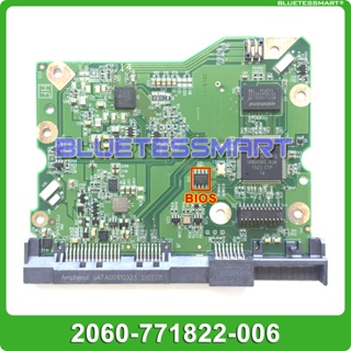 HDD PCB logic board printed circuit board 2060-771822-006 REV A P1 for WD 3.5 SATA hard drive repair data recovery