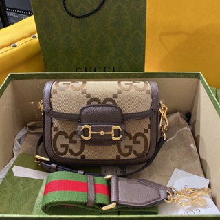 พรี​ ราคา6700 Gucci 1955 mini 658574 กระเป๋าสะพาย แบรนด์เนน กระเป๋าสะพายไหล่