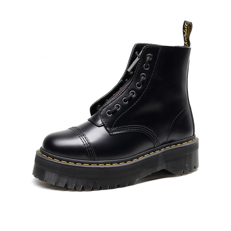 dr-martens-รองเท้าบูทมาร์ติน-ลําลอง-พื้นหนา-แต่งซิปด้านหน้า-สําหรับผู้หญิง