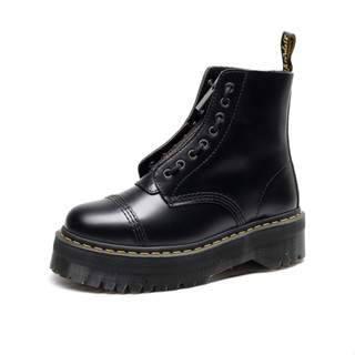 Dr.Martens รองเท้าบูทมาร์ติน ลําลอง พื้นหนา แต่งซิปด้านหน้า สําหรับผู้หญิง