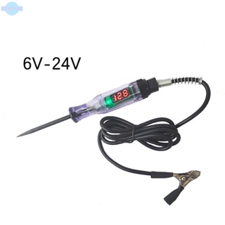 [ FAST SHIPPING ]6-24V Digital Electric Circuit LCD Tester Test Light Car Truck Voltage Probe Pen