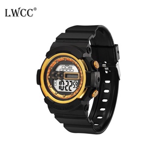 สินค้า LWCC P001 นาฬิกาข้อมือดิจิตอลแฟชั่น กันน้ํา อเนกประสงค์ สําหรับผู้ชาย