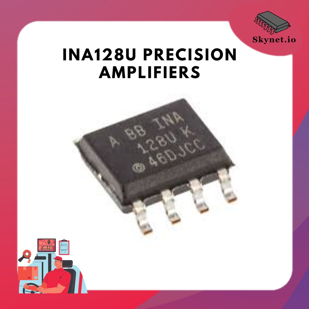 INA128U Precision, LowPower Instrumentation Amplifiers Shopee Thailand