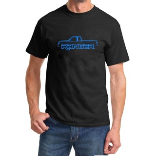 เสื้อยืดพิมพ์ลายแฟชั่น Lint9 เสื้อยืด ผ้าฝ้าย 100% พิมพ์ลาย Ford Ranger Pickup Truck พลัสไซซ์ สําหรับผู้ชาย