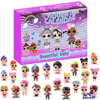Surprise Advent Calendar Outfit Of The Day With Limited Edition Doll 24 Surprises Including Outfits For Girls Christmas Gift -AME1
