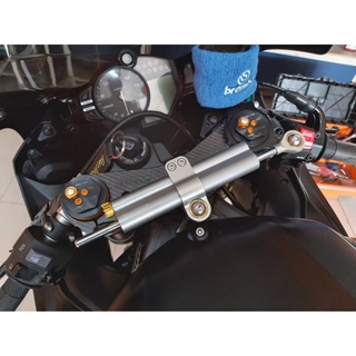 ชุดขาจับกันสะบัด Steering Damper Clamp สำหรับ R6,R1 2015-2020 R1M แผงคอเดิม (65) สีดำ