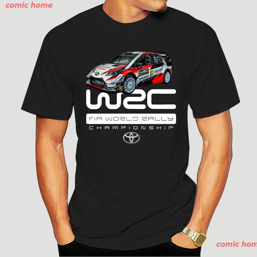 comic-home-2021-เสื้อยืดผ้าฝ้าย-100-พิมพ์ลาย-toyota2-gazoo-racing-wrt-wrc-เสื้อยืดแฟชั่นผู้ชาย-discount