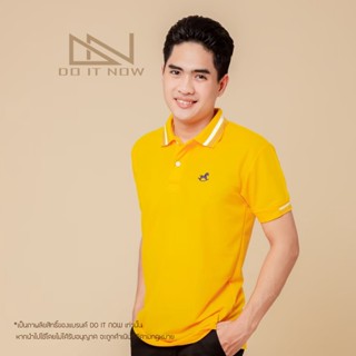 เสื้อโปโล รุ่น Rocking Horse  🔥สีเหลือง🔥 (ชาย)  By Doitnow  สินค้าคุณภาพ จากแห่งผลิตโดยตรง!!