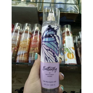 Bath &amp; Body Works Butterfly Mist Fine Fragrance Mist Body Mist Spray 236ml. ของแท้