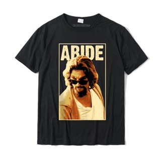 เสื้อแฟชั่นผญ Büyük Lebowski Abides en dostum portre paneli Harajuku gömlek Tops &amp;amp; Tees yeni tasarım pamuk yaz baskı