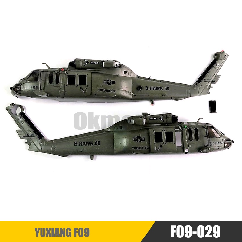 f09-เฮลิคอปเตอร์บังคับ-uh60-black-hawk-อะไหล่ชิ้นส่วนแบตเตอรี่-รีโมตควบคุมระยะไกล