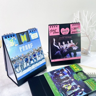สินค้า BTS BLACKPINK Stray Kids 2023 Year Desk Calendar Timetable Gift Stationery