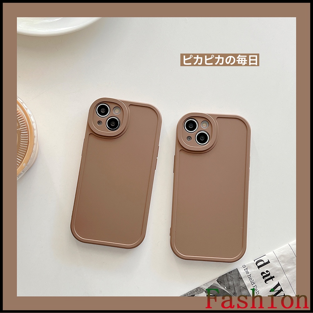 เคสiphone-coffee-brown-pure-colour-silicone-case-for-apple-13-เคสไอโฟน11-14promax-เคสซิลิโคน-เคสi11-13max-เคสไอ7พลัส-14plus-เคสซิลิโคน-เคสxr-8plus-เคสไอโฟน13โปรแมคค่ะ-เคสiphone10max-xs-max-เคสiphone13