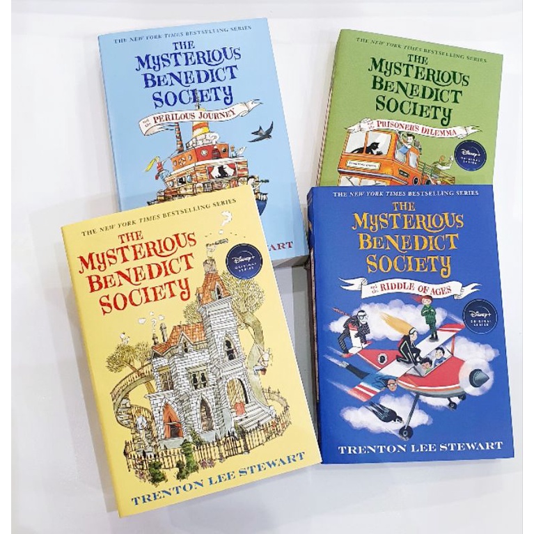 Bestseller!! The Mysterious Benedict Society Series 1-4 หนังสือภาษาอังกฤษ มือหนึ่ง พร้อมส่ง ...