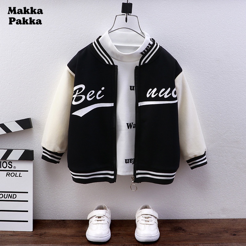 ภาพหน้าปกสินค้าMakka Pakka เสื้อกันหนาวเด็ก เสื้อแขนยาวเด็ก ชุดกันหนาวเด็ก 2022 ใหม่ S123004