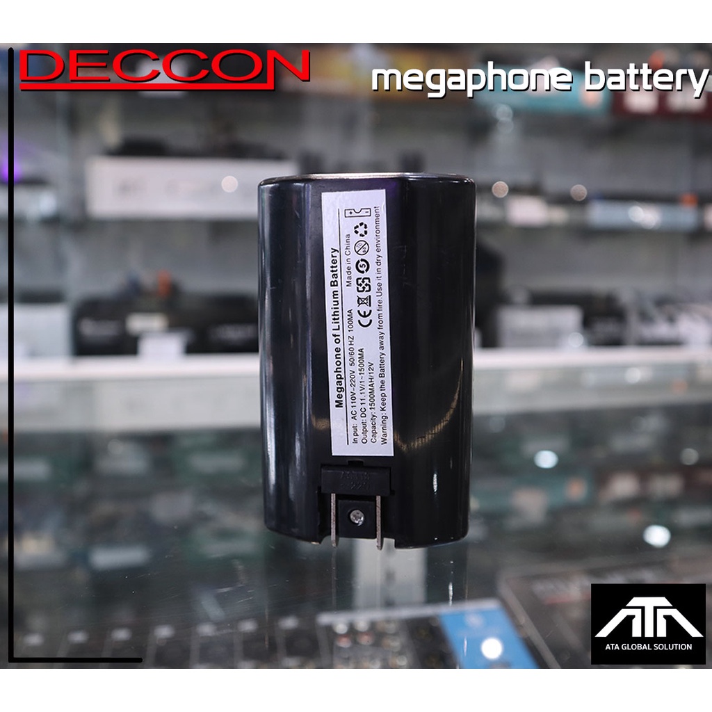 แบตเตอรี่-โทรโข่ง-megaphone-battery-compatible-with-models-mg-3007ub-mg-3008b-hm-91u