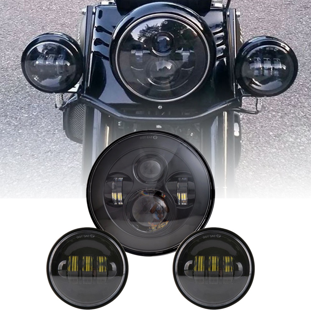 motorcycle-led-halo-headlight-7-amp-quot-round-led-headlight-with-4-1-2-amp-quot-4-5inch-led-fog-auxiliary-passing-light-lamps