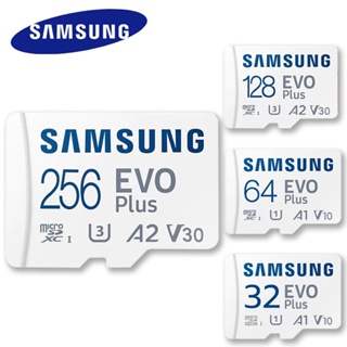 ภาพหน้าปกสินค้าเมมโมรี่การ์ด SAMSUNG Micro SDXC/HC 32GB 64GB 128GB 256GB Class 10 EVO Plus (130MB/s.) memory card การ์ดหน่วยความจำ ที่เกี่ยวข้อง