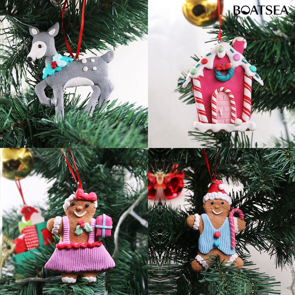 boatsea-จี้ต้นคริสต์มาส-pvc-รูปกวางน่ารัก-กันจางหาย-ใช้ซ้ําได้-สําหรับแขวนตกแต่งบ้าน-ปาร์ตี้คริสต์มาส