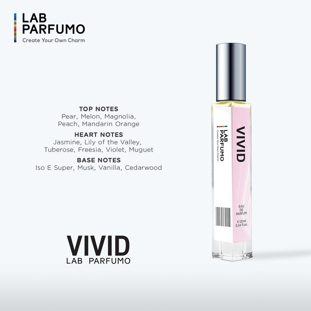ภาพสินค้าLAB Parfumo, Vivid Tester น้ำหอมสำหรับผู้ชายและผู้หญิง (ขนาด 4 ml,10ml) นุ่มนวล แฝงด้วยความมั่นใจ เซ็กซี่ เสน่ห์ที่ลงตัว จากร้าน labparfumo บน Shopee ภาพที่ 4
