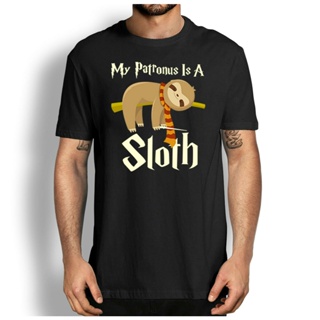 ขายดี!ขายดี เสื้อยืดลําลอง แขนสั้น พิมพ์ลาย My Patronus Is A Sloth IAgkeo28DLgngd75S-5XL