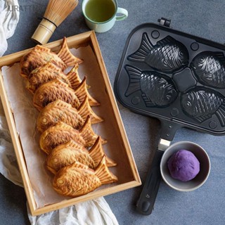 Urattna~ Taiyaki แม่พิมพ์ทําเค้ก วาฟเฟิล รูปปลา ไม่ติดกระทะ