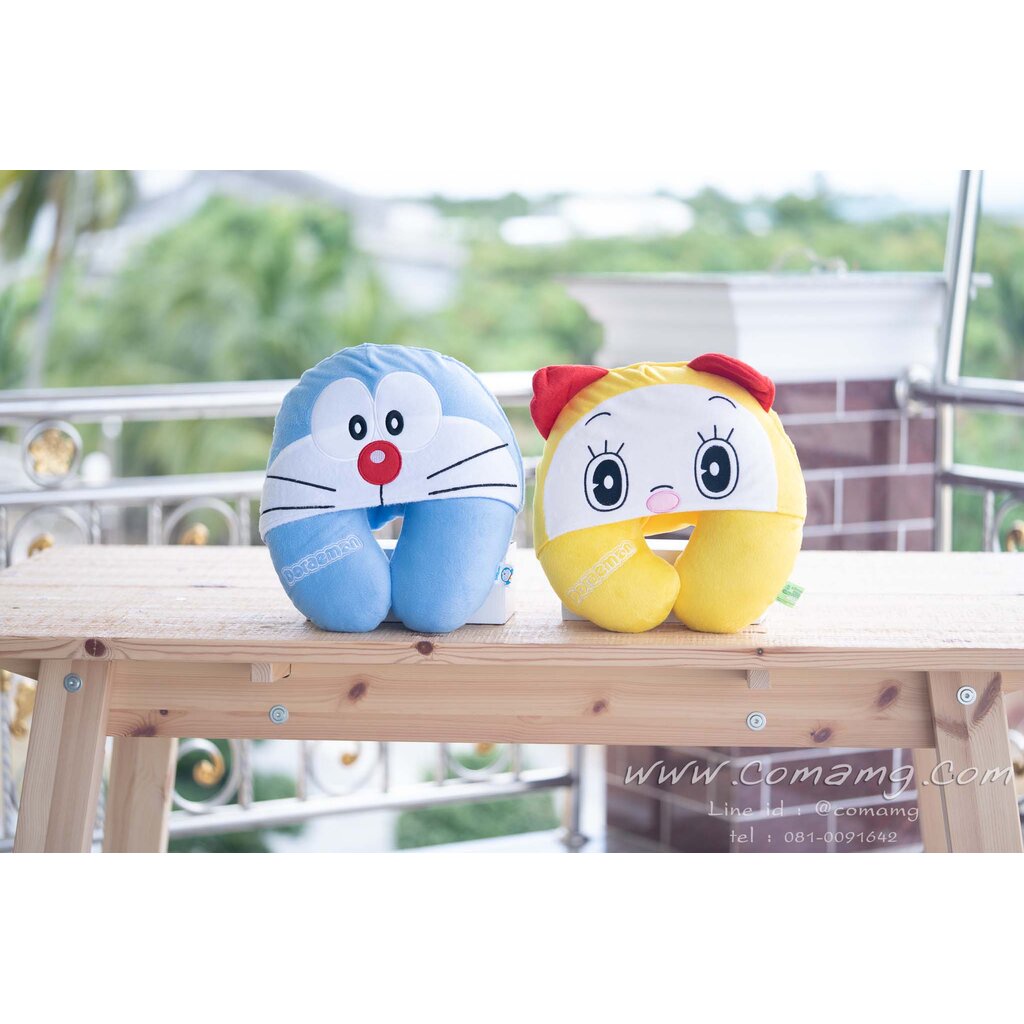 หมอนรองคอมีหมวก-โดเรมอน-amp-โดเรมี่-ในเรื่องdoraemon