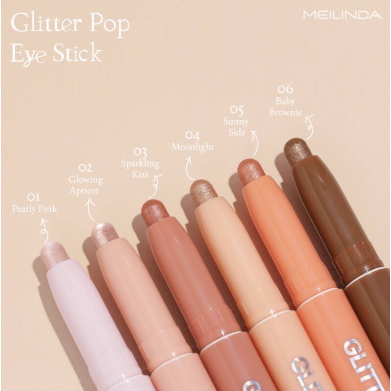 meilinda-glitter-pop-eye-stick-เมลินดา-กลิตเตอร์-ป๊อป-อาย-สติ๊ก-อายแชโดว์แบบแท่ง-มีให้เลือกทั้งเนื้อแมทท์และกริตเตอร์