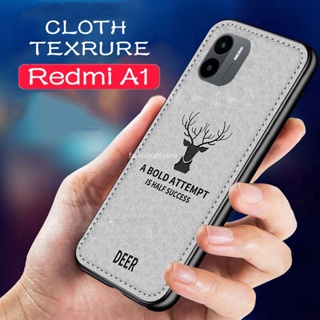 เคสโทรศัพท์มือถือหนัง ซิลิโคนนิ่ม ผิวด้าน ลายกวาง สําหรับ Redmi A1 plus A1plus A1+ RedmiA1