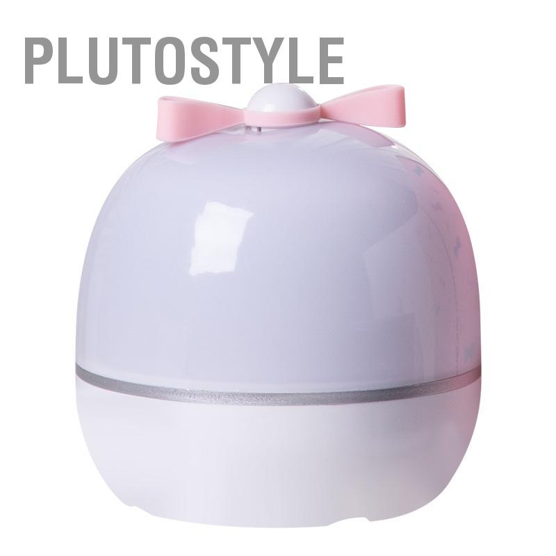 plutostyle-โคมไฟโปรเจคเตอร์-รูปดาว-ประดับโบว์น่ารัก-หมุนได้-ชาร์จซ้ําได้-สําหรับตกแต่งห้องนอนเด็ก