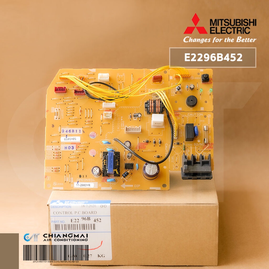 E2296B452 แผงวงจรแอร์ Mitsubishi Electric แผงบอร์ดแอร์มิตซู E2296B452 แผงวงจรแอร์ Mitsubishi Electric แผงบอร์ดแอร์มิตซู