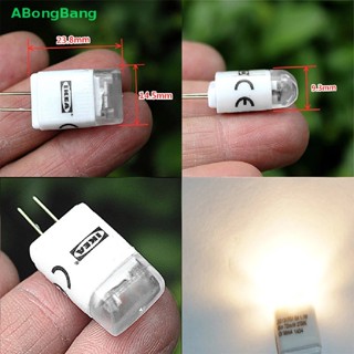 Abongbang โคมไฟคริสตัล LED G4 DC 8V-36V 1.1W 12V 24V ประหยัดพลังงาน 2 ชิ้น