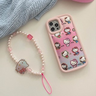 เคสโทรศัพท์มือถือหนัง ลายคิตตี้ สําหรับ iPhone 14 13 12 11