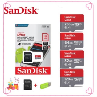 การ์ดหน่วยความจํา 2TB SanDisk Ultra microSD UHS-I A1 120MB/s 16GB 32GB 64GB 128GB 256GB 1TB