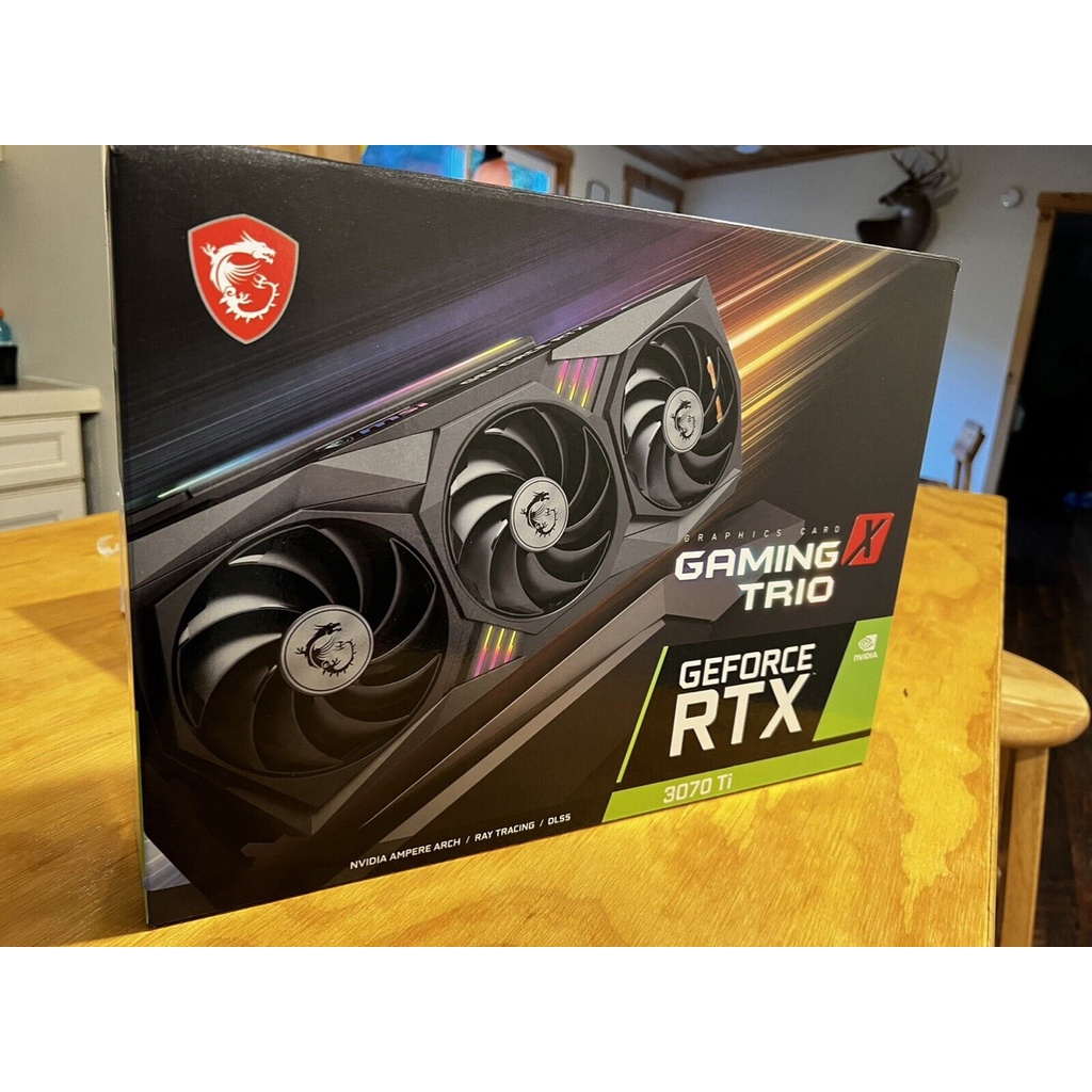 New MSI GeForce RTX 3070 Ti GAMING X TRIO 8GB GDDR6X Graphics Card ...