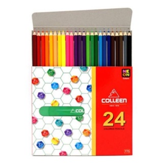 แท่งสีไม้คอลลีน Colleen 24แท่ง24สี #775