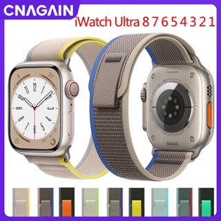Cnagain สายนาฬิกาข้อมือ สําหรับ App le Watch Band 44 มม. 45 มม. 42 มม. i Watch Ultra 49 มม. Series 8 7 6 38 มม. 40 มม. 41 มม.